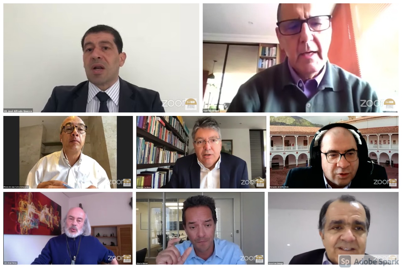 Collage Foro reactivación económica