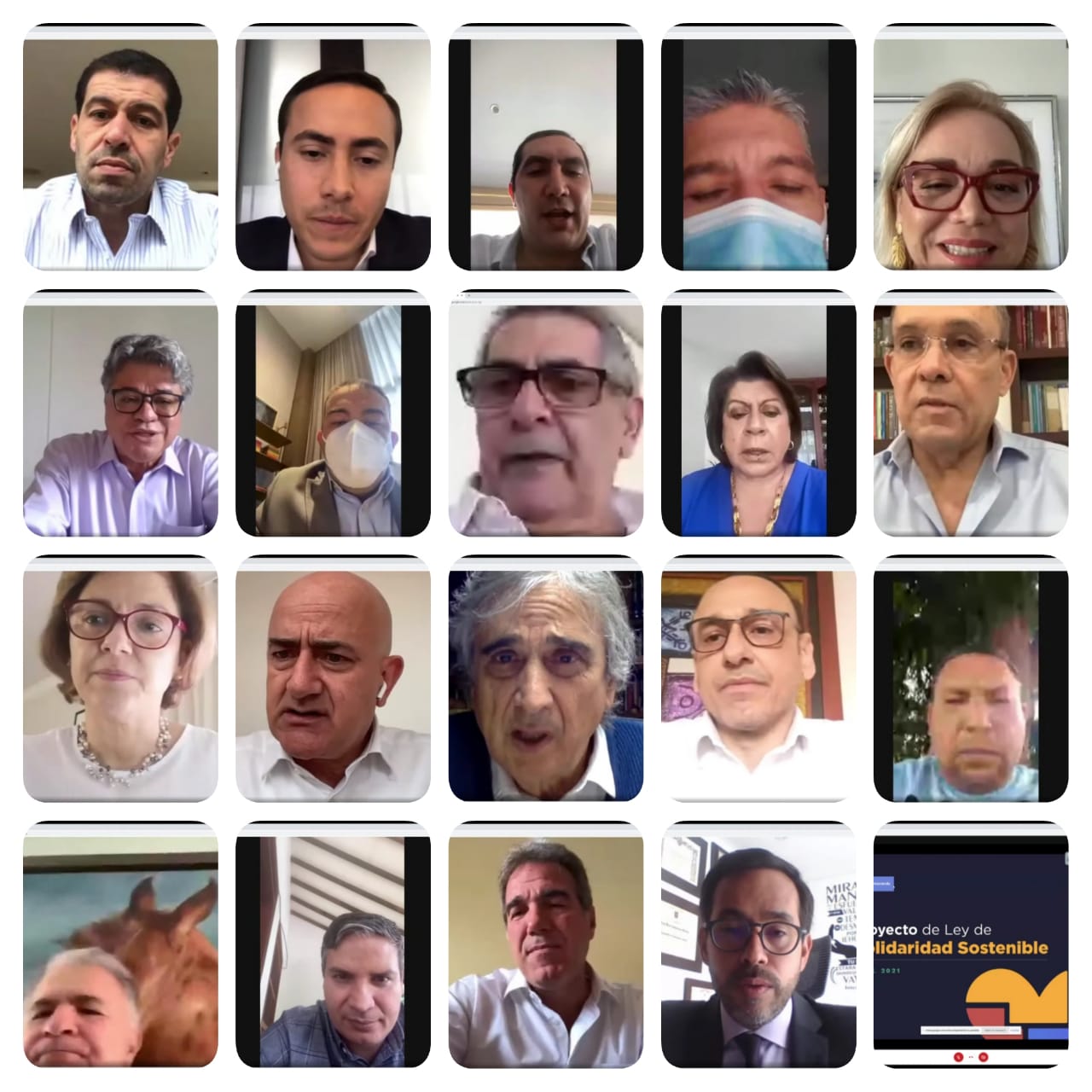 Collage económicas conjuntas