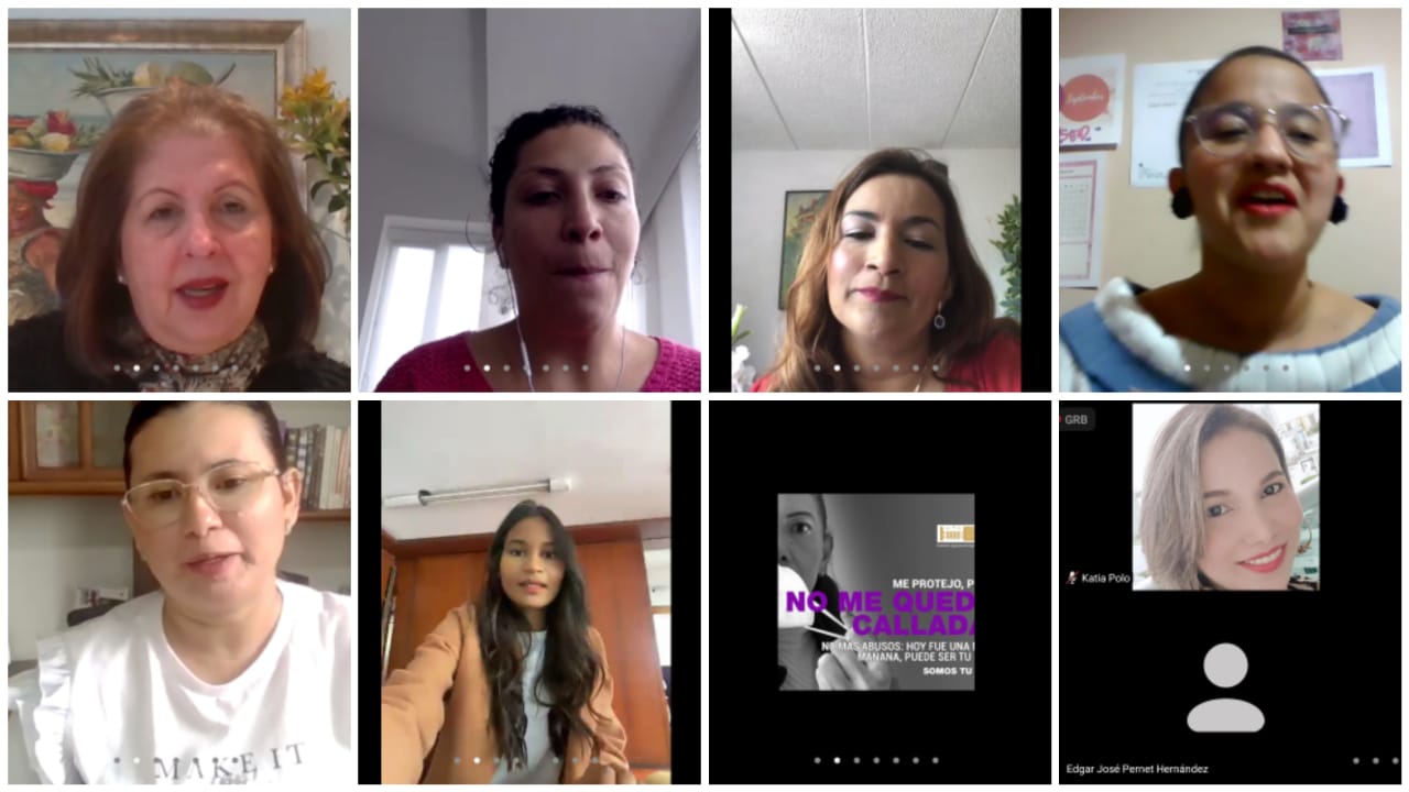 Reunión  virtual de la Comisión de la Mujer con periodistas