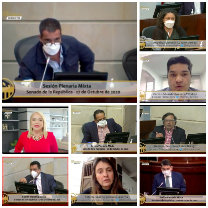 Collage migrantes y páramos